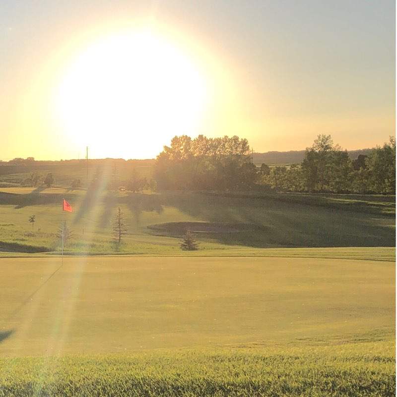 Minnedosa Golf and Country Club during a cool Manitoba morning.