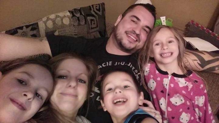 Jacob Sansom and his family.