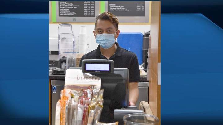 Jeffrey Calbaldan has worked at the Royal Alexandra Hospital in food services for three years.