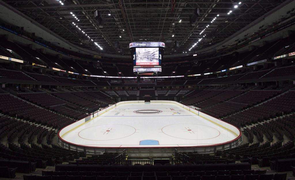 Eugene Melnyk says now is not the time for his plan to invite people to the Canadian Tire Centre for live Ottawa Senators' games.
