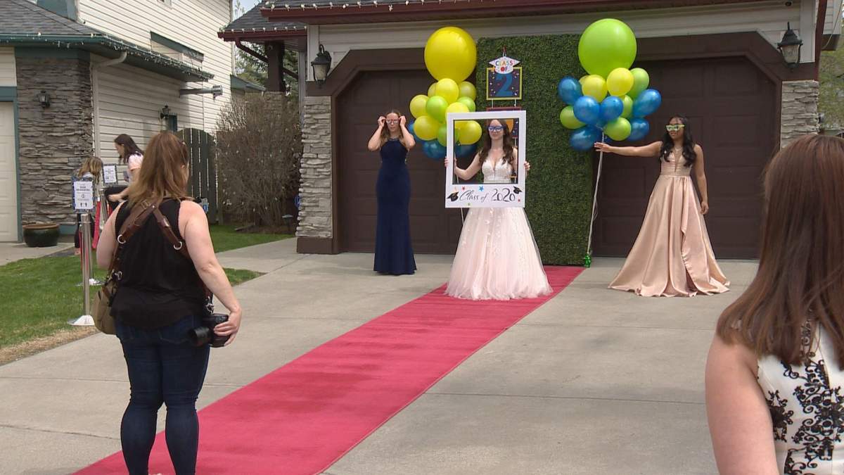 Calgary high school grads celebrated in style on Monday, May 18, 2020.