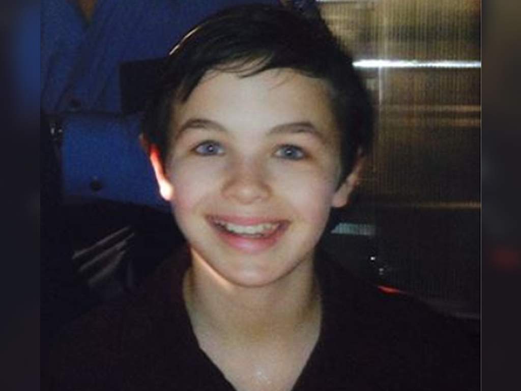 Logan Williams on set for CW's 'The Flash.'.