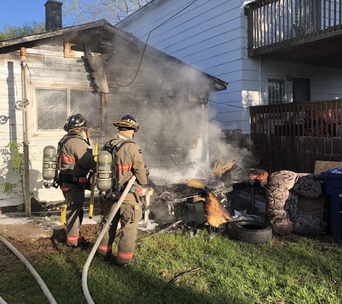 The Saskatoon Fire Department is investigating three suspicious fire that occurred on the same day and were blocks away from each other.