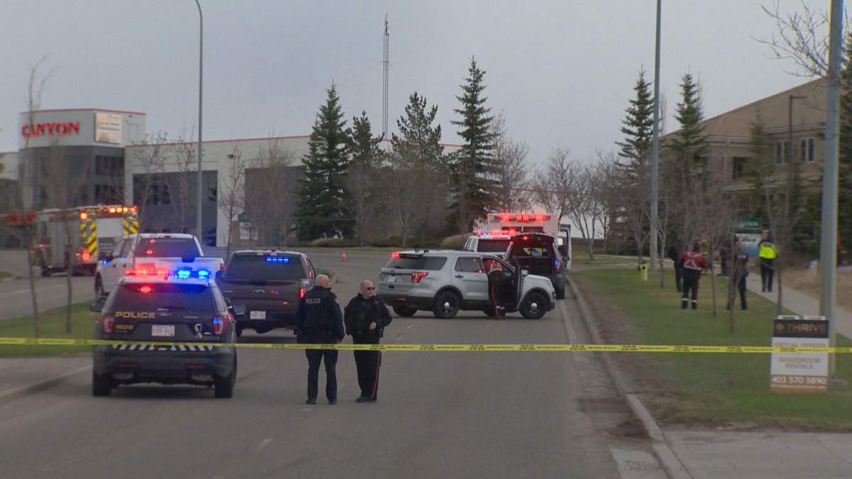 Emergency crews responded to a fatal motorcycle crash in southeast Calgary on Saturday, May 9, 2020.