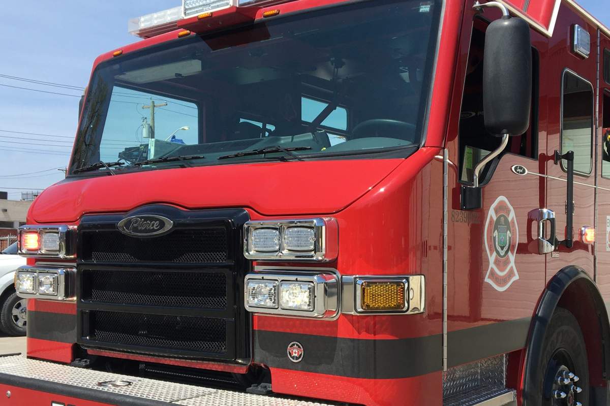 Winnipeg fire truck