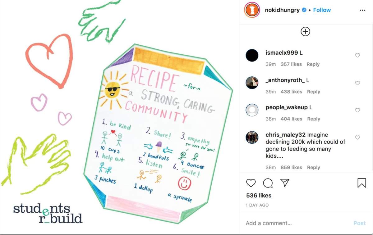 NoKidHungry/Screenshot/Instagram