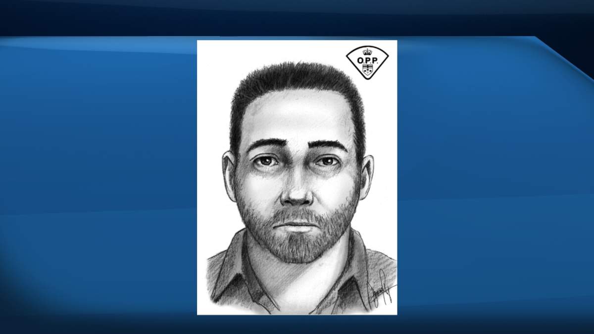 OPP have released a composite sketch of a man they believe to be impersonating a police officer in Wellington County. 