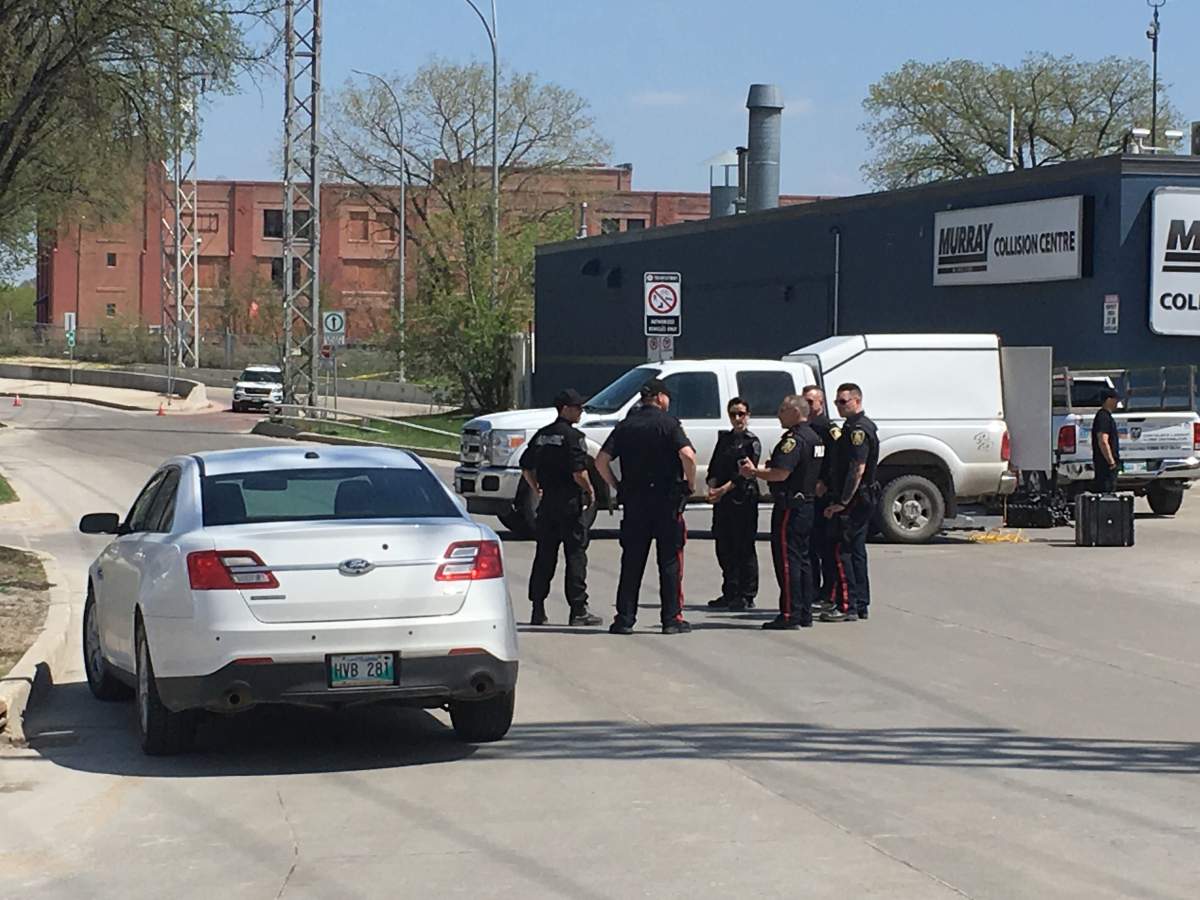 Police on scene addressing a 'suspicious circumstance'.