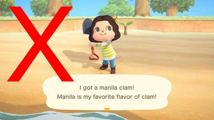 PETA urges ‘Animal Crossing’ players not to dig up clams in the video game.