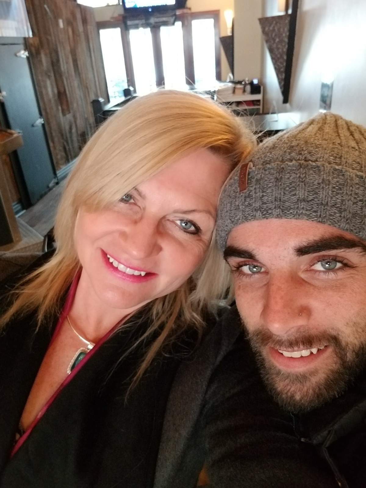 27-year-old Adam Grant Howard, with his mother Sandra Slater.