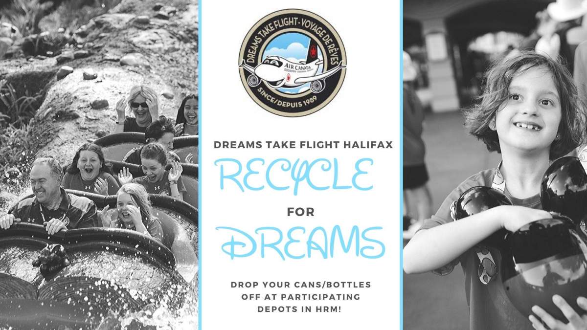 “Recycle for Dreams” bottle drive fundraiser for Dreams Take Flight