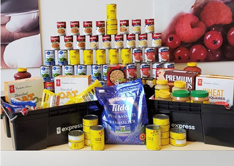 Each food kit will include everything in this photo, according to Forrat.