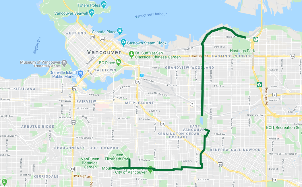 The City of Vancouver has unveiled its first 'slow streets' meant to encourage safer space for walking and cycling during the COVID-19 pandemic. 