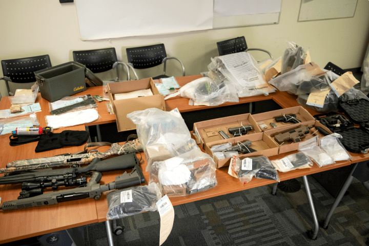 York regional police say they've charged 17 people and seized 15 guns in the probe that stretched throughout the Toronto area and Sudbury, Ont.
