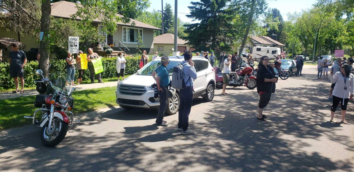 wade stene protest