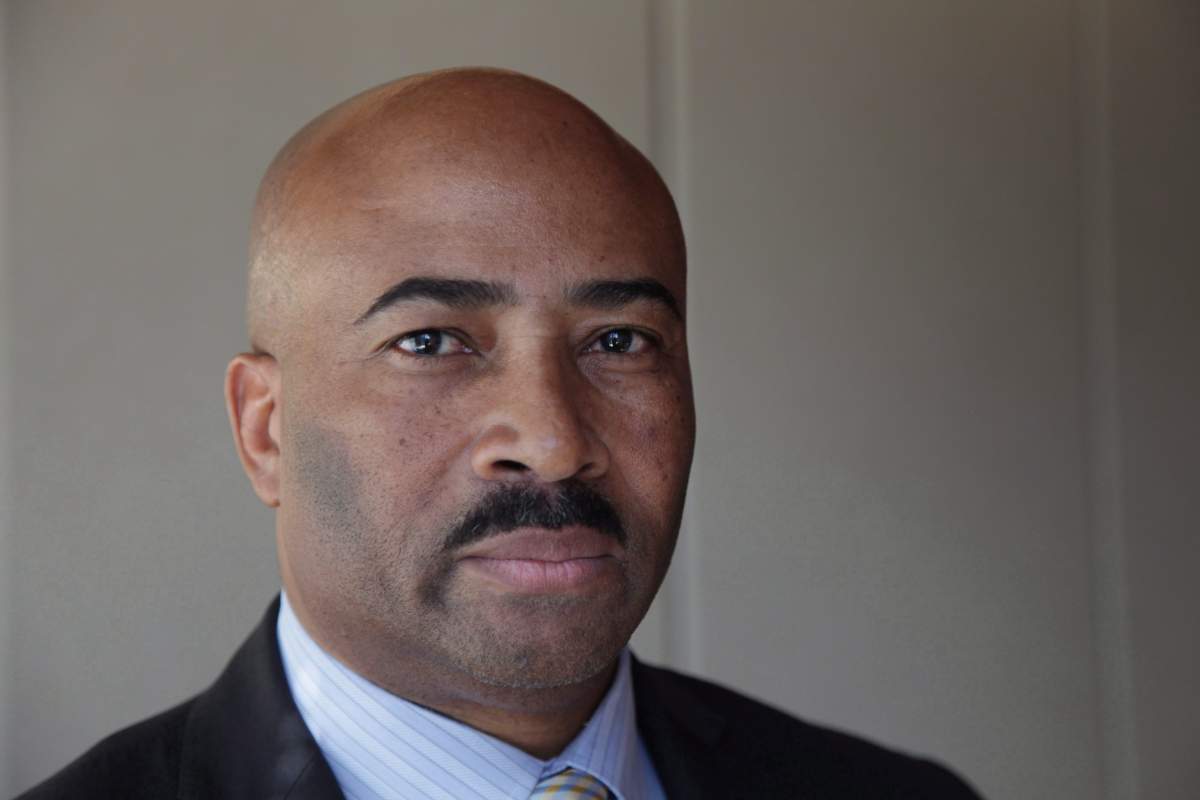 Senator Don Meredith seen during an interview in Toronto on March 16, 2017.