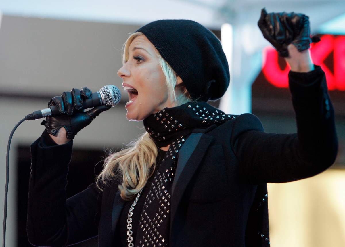 Country singer Faith Hill performs in New York City on Nov. 19, 2007.