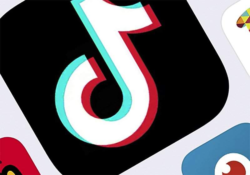 FILE - This Feb. 25, 2020, photo shows the icon for TikTok taken in New York. 