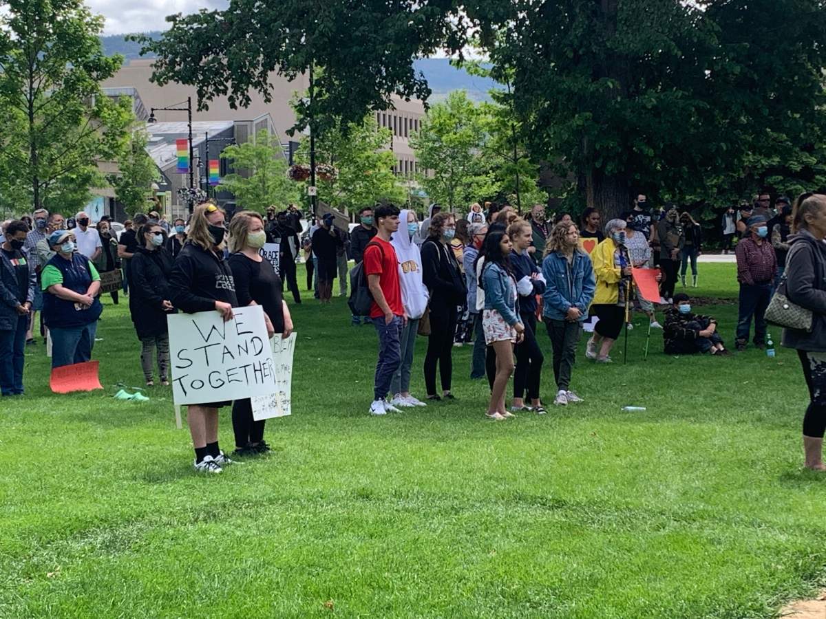 Penticton joined communities across North America and the world on Sunday with a Black Lives Matter rally. 