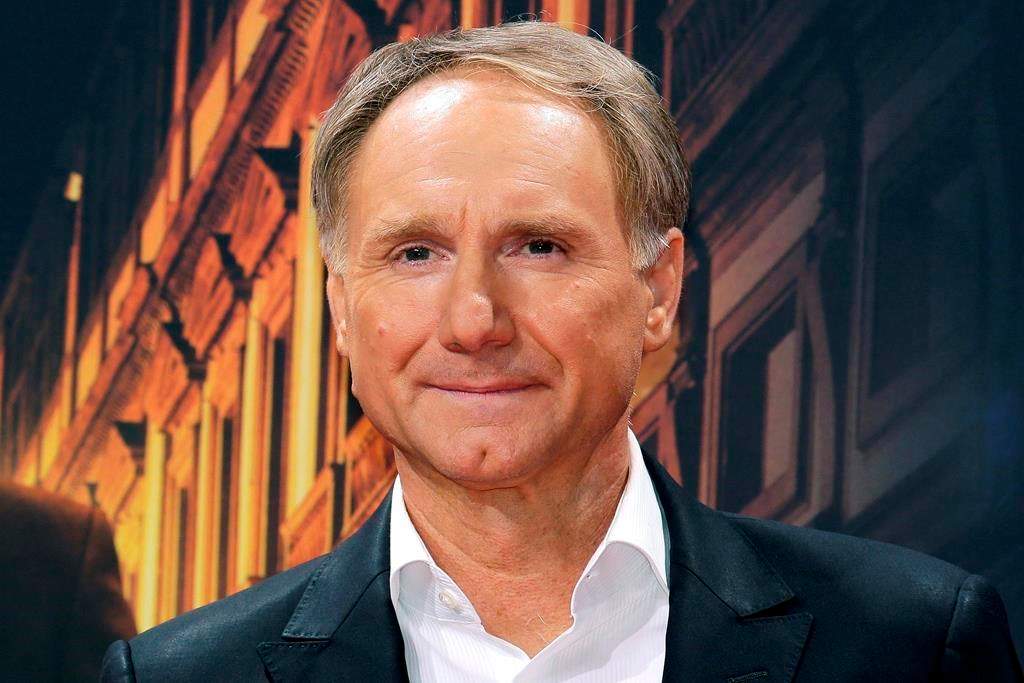 Author Dan Brown arrives for the premiere of the movie 'Inferno' in Berlin.