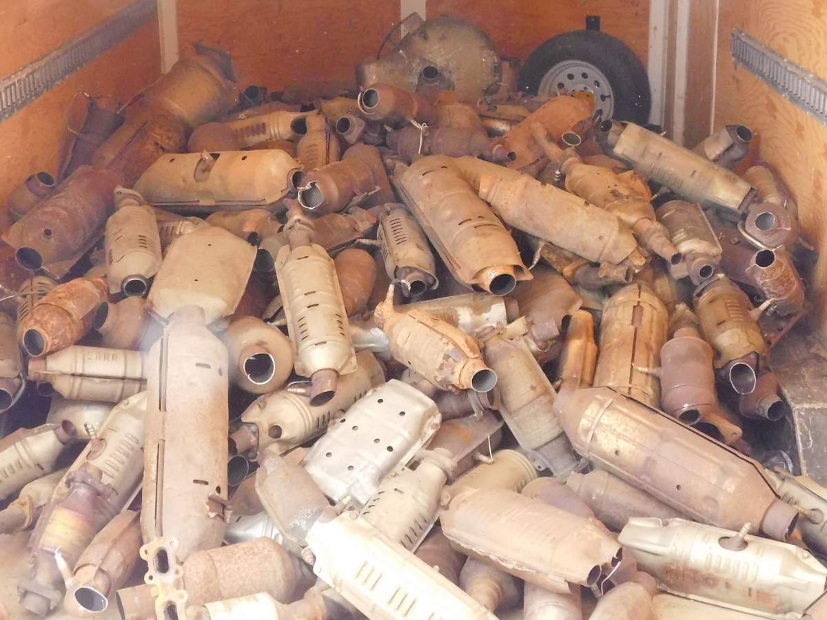 An Edmonton man is facing numerous charges after 426 stolen catalytic converters were recovered.