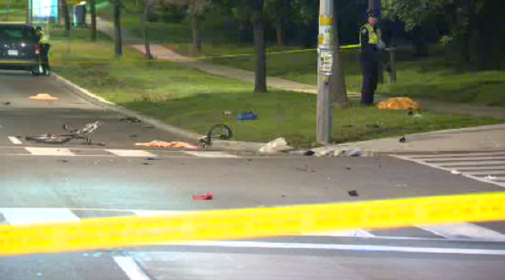 A photo of the bicycle from the scene on June 11, 2015.