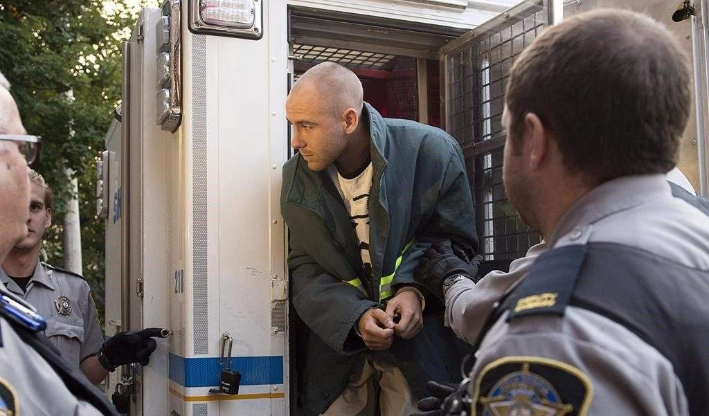 William Sandeson arrives at Nova Scotia provincial court in Halifax on Wednesday, September 2, 2015. 