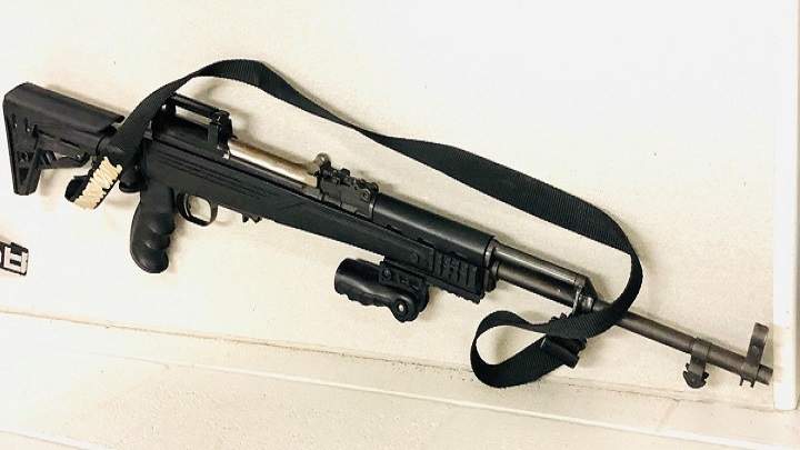 Regina police say the 21-year-old male suspect was carrying a semi-automatic rifle at the time of his arrest on Saturday.  
