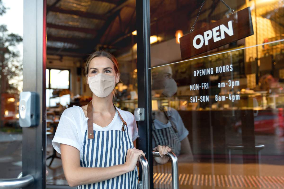 London by-law officers have issued two fines to a business beaching the mandatory face-covering by-law.