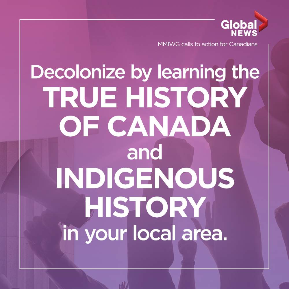 One of the MMIWG inquiry’s 231 recommendations. (Graphic: Laura Whelan/Global News)