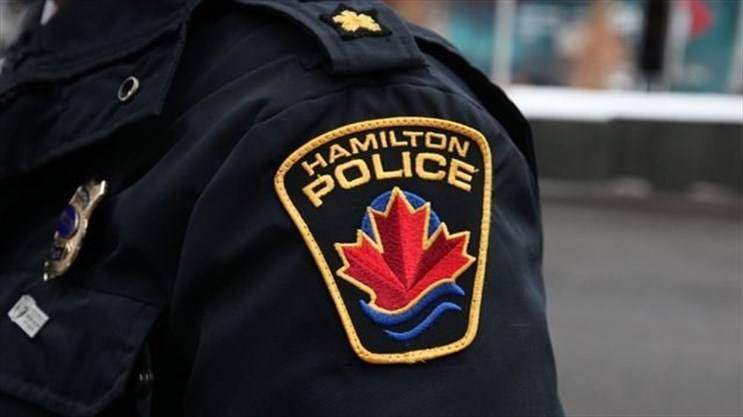 A man was spotted licking his hands and touching computers in a Hamilton store.