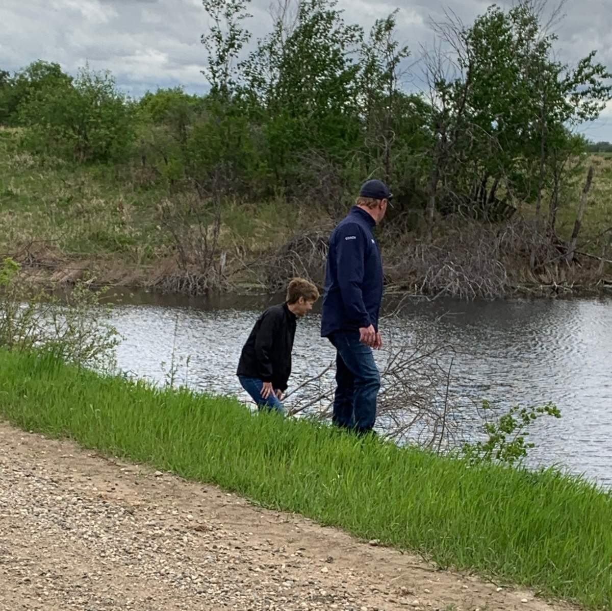 Prince Albert police released this photo after searching a rural area that was identified as a possible location connected to Happy Charles’ disappearance.