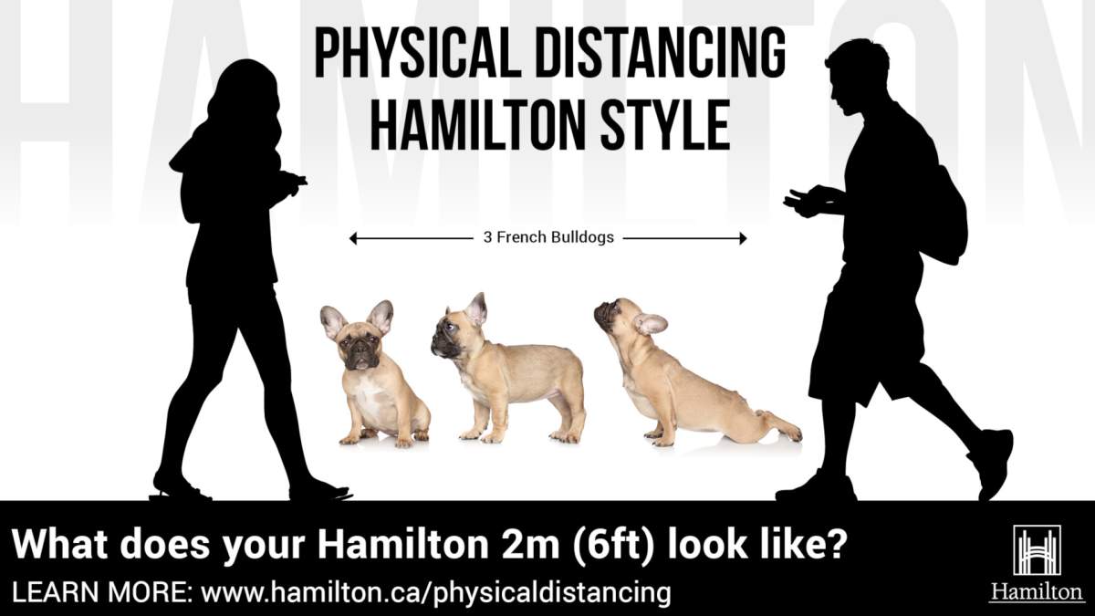 Public health has launched it's 'Physical Distancing Hamilton Style' campaign targeting people aged 20  through 29 in the hopes of slowing down an increase in cases among the age group.