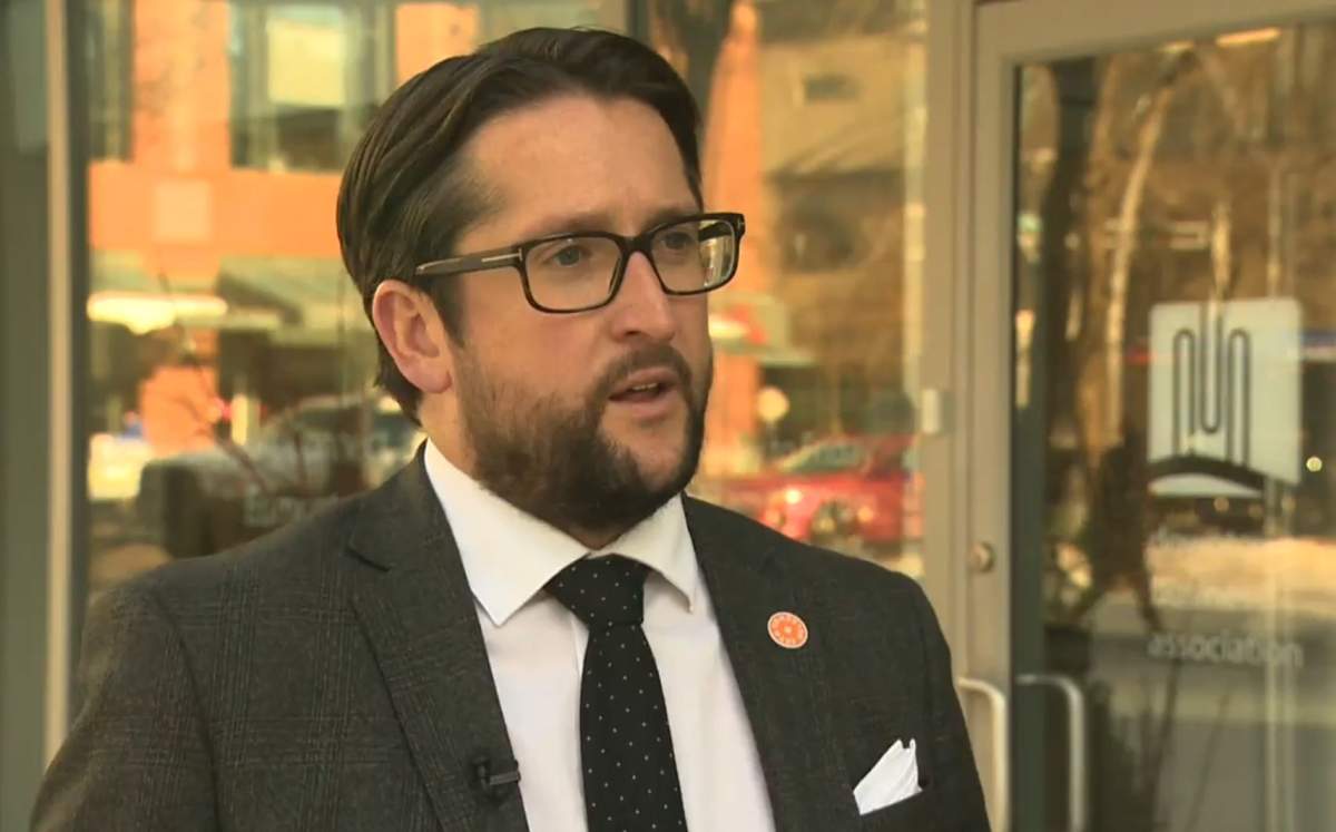 A file shot of Ian O'Connell, the former executive director of Edmonton's Downtown Business Association. O'Donnell resigned on June 9 following controversy after he used a hashtag on Twitter that is seen by many to devalue the Black Lives Matter movement. 
