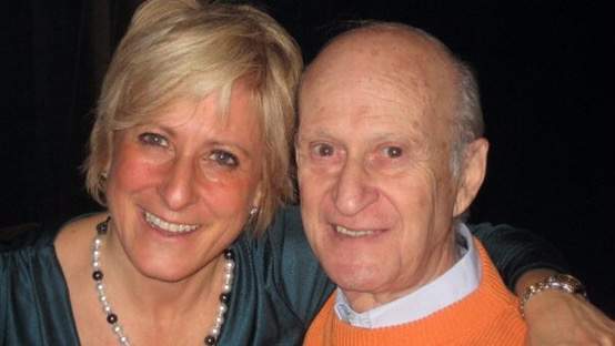 Marla Spergel and her father Harry Schwartz