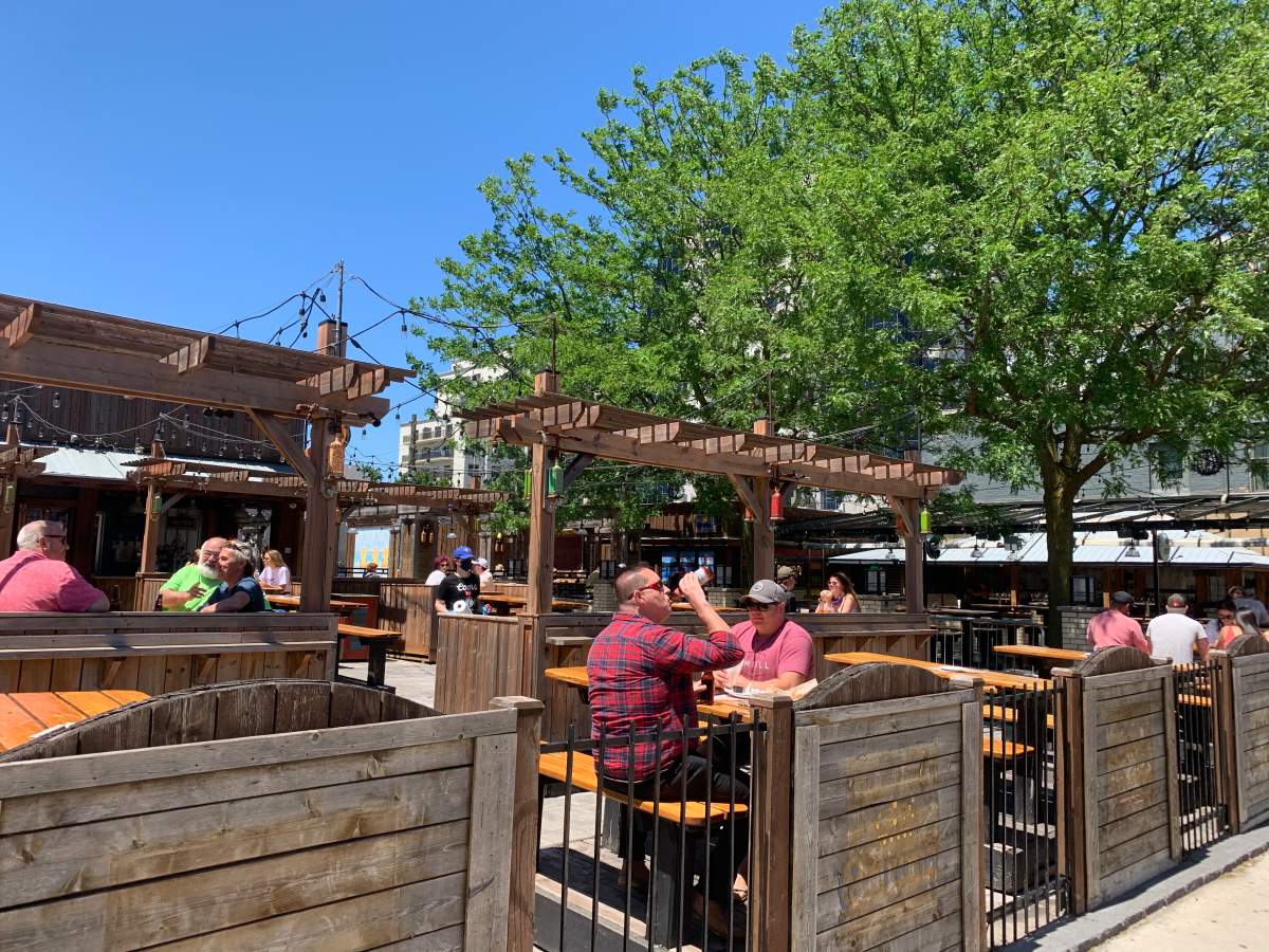 Barney's, a restaurant in London Ont.,known for its patio says they're already fully booked-up for Day 1 of reopening.