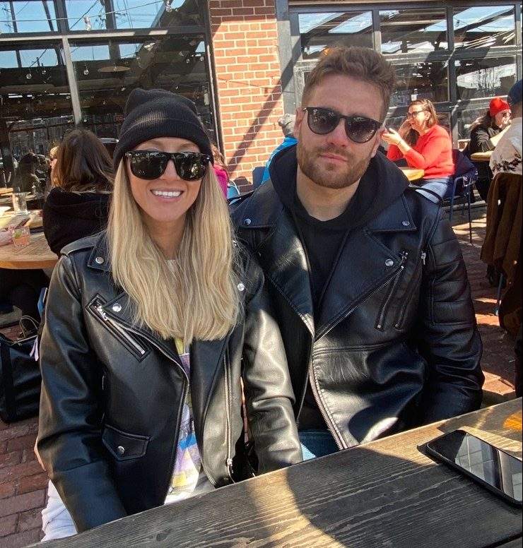 Justin Alexanderson and Emily Peck recovered from COVID-19. Photo provided by Justin Alexanderson.