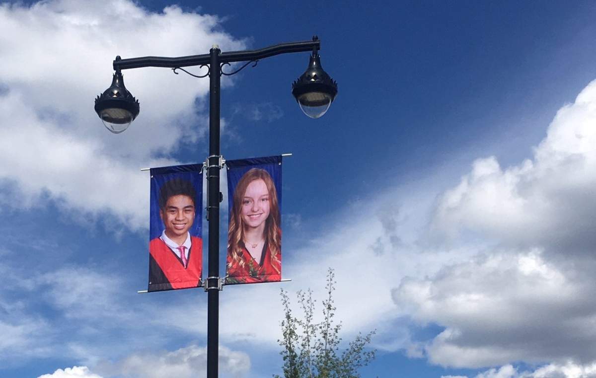 Jasper, Alta. is hanging banners of their graduates along their main street after an anonymous donor wanted to make sure the grads were recognized even without a traditional ceremony.