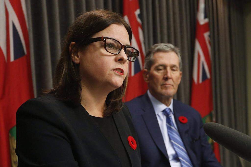 Heather Stefanson (left) has become Manitoba's first female Premier, and the 24th in the province's 151-year history.