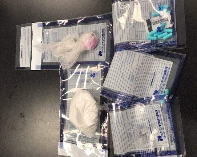 Police in Lindsay seized drugs a residence on Hwy. 35 on Thursday.