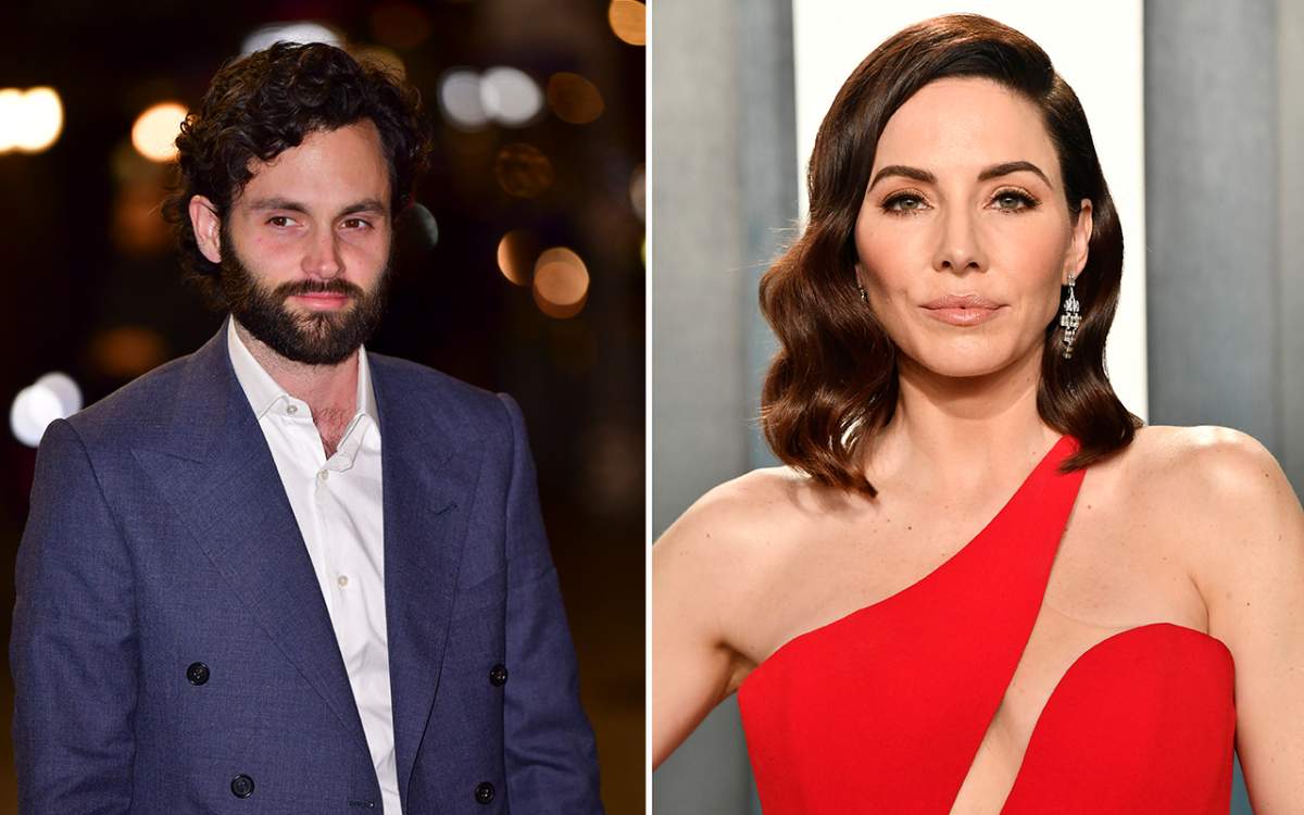 (L-R): Penn Badgley and Whitney Cummings.