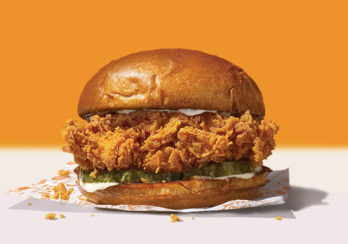 The Popeyes chicken sandwich.