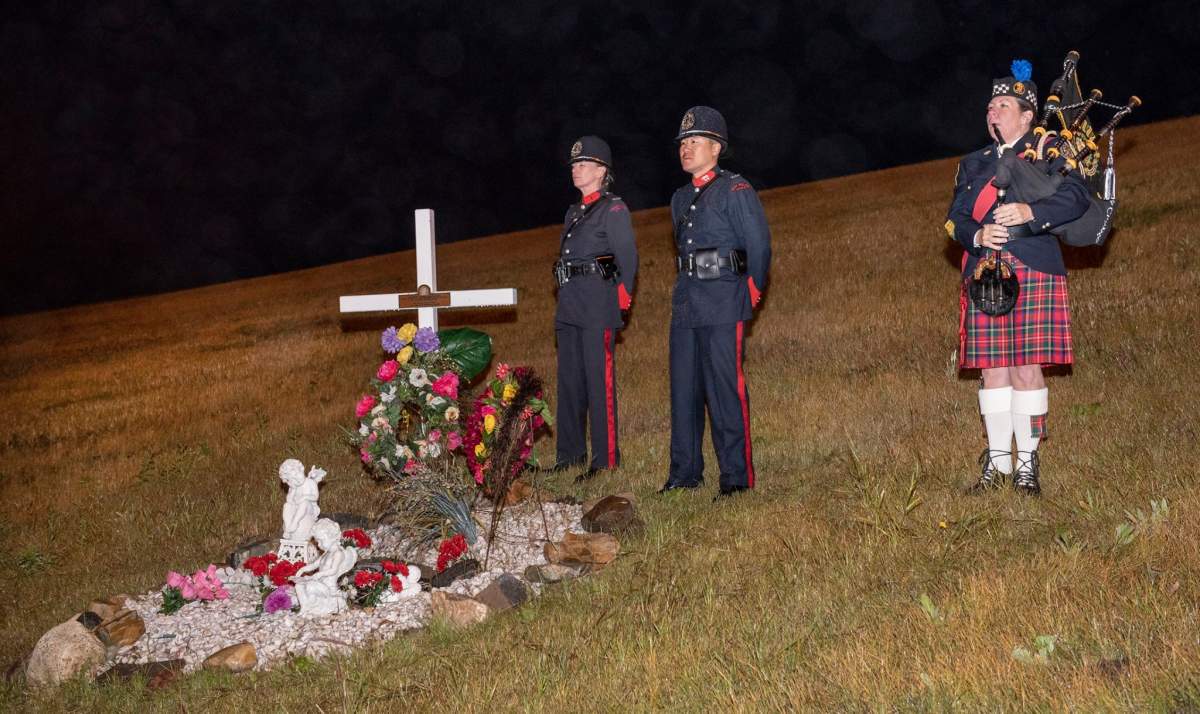 Const. Rick Sonnenberg's memorial in Calgary.