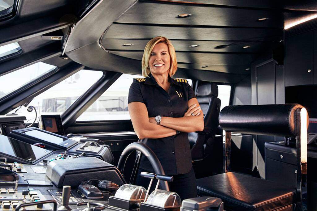 Captain Sandy from Slice's 'Below Deck Mediterranean'.