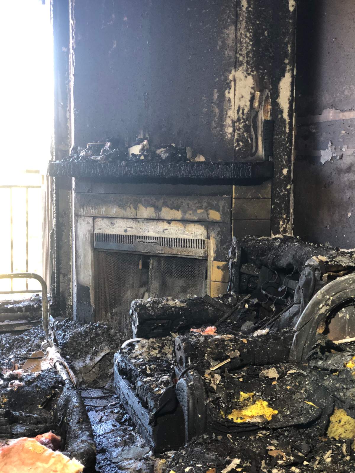Saskatoon firefighters said they arrived to find smoke and flames coming from the apartment building on Edinburgh Place.