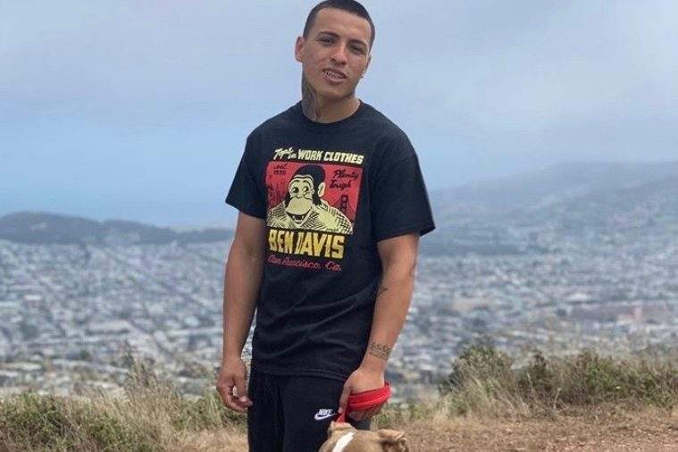 Sean Monterrosa, 22, is shown in this photo posted on a GoFundMe memorial page.