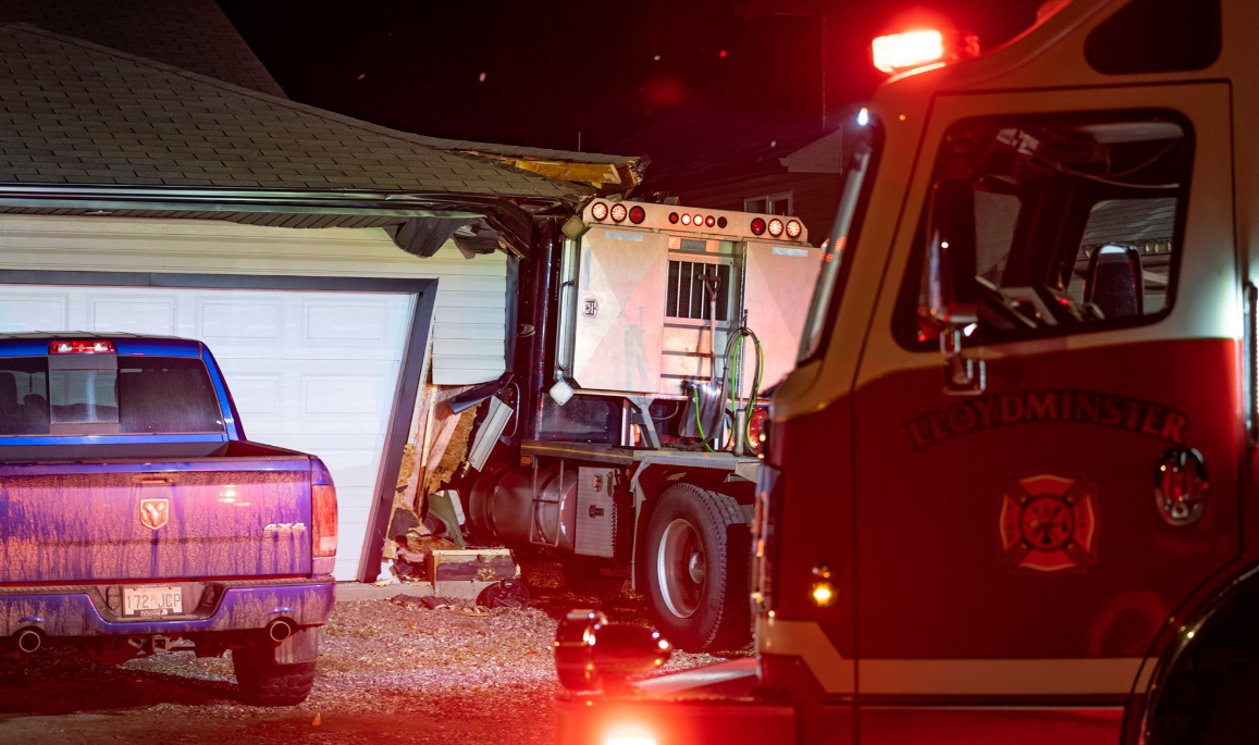 One man is facing charges after stealing a semi truck in Lloydminster and crashing it into a home in the southeast part of the city. 