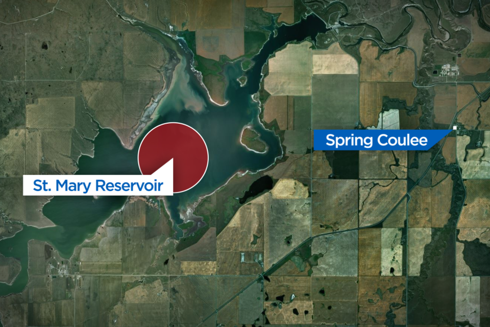 Two girls are dead and one is missing after a swimming and canoeing outing in southern Alberta Wednesday, June 10, 2020.