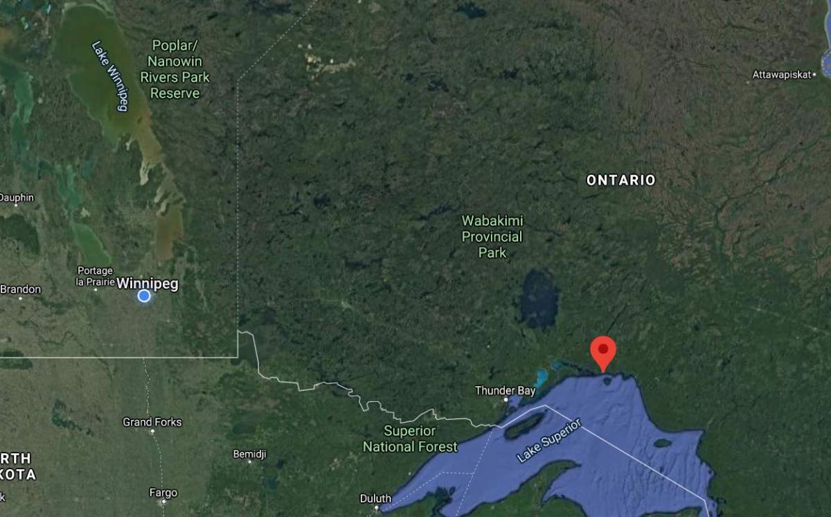 Terrace Bay in Ontario.