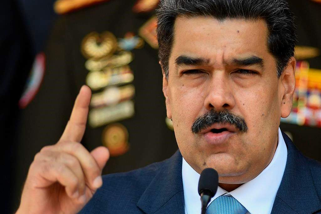 FILE – In this March 12, 2020 file photo, Venezuelan President Nicolas Maduro gives a press conference at Miraflores presidential palace in Caracas, Venezuela. The Trump administration increased pressure on Venezuelan Maduro, Thursday, June 18, targeting a lifeline he’s used for selling crude oil run by a close associate of the socialist leader who was recently jailed in Cape Verde.